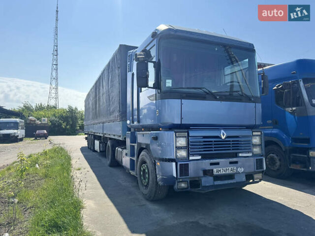Синий Рено Магнум, объемом двигателя 12 л и пробегом 300 тыс. км за 6950 $, фото 2 на Automoto.ua