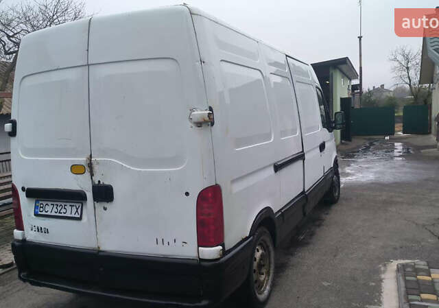 Білий Рено Мастєр, об'ємом двигуна 2.19 л та пробігом 382 тис. км за 3650 $, фото 1 на Automoto.ua