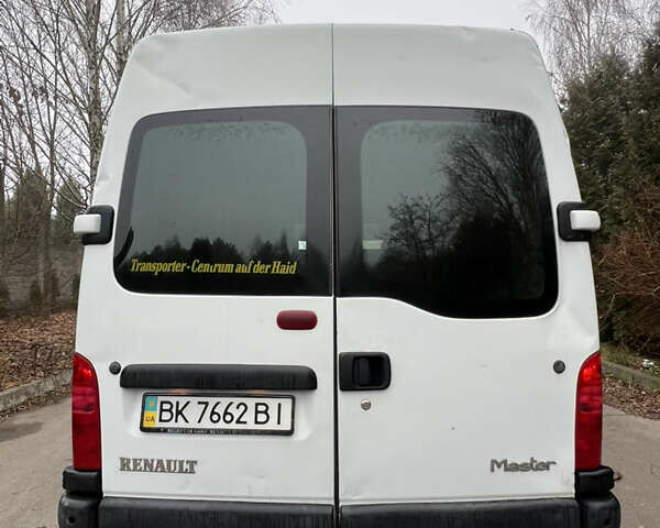 Білий Рено Мастєр, об'ємом двигуна 2.19 л та пробігом 317 тис. км за 5650 $, фото 5 на Automoto.ua
