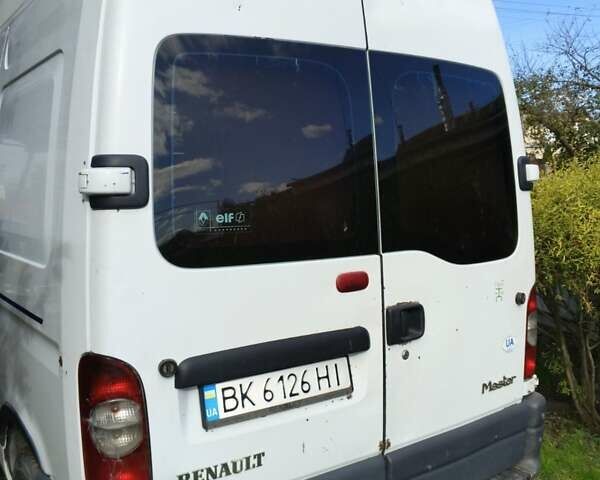 Белый Рено Мастер, объемом двигателя 2.5 л и пробегом 590 тыс. км за 5400 $, фото 5 на Automoto.ua