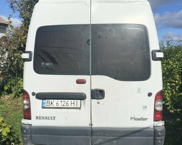 Белый Рено Мастер, объемом двигателя 2.5 л и пробегом 590 тыс. км за 5400 $, фото 3 на Automoto.ua