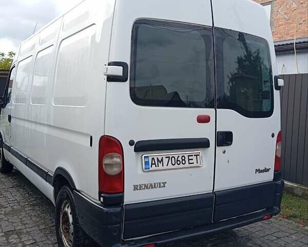 Білий Рено Мастєр, об'ємом двигуна 2.46 л та пробігом 329 тис. км за 7300 $, фото 8 на Automoto.ua