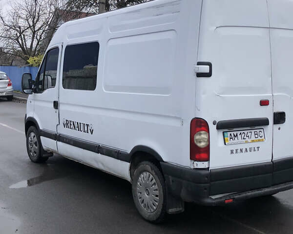 Белый Рено Мастер, объемом двигателя 2.5 л и пробегом 473 тыс. км за 5000 $, фото 4 на Automoto.ua