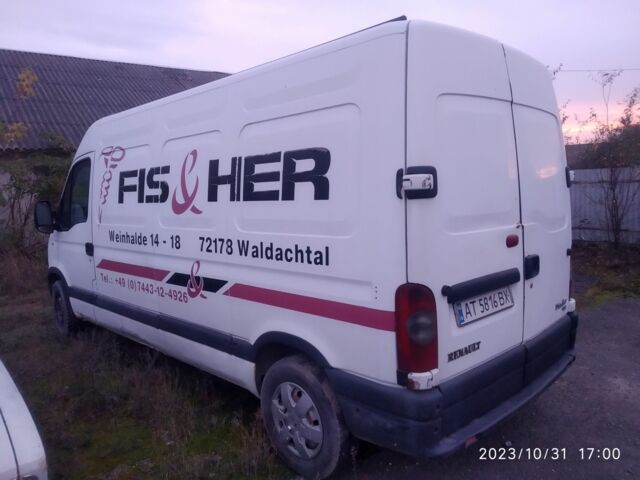 Білий Рено Мастєр, об'ємом двигуна 3 л та пробігом 300 тис. км за 3600 $, фото 1 на Automoto.ua