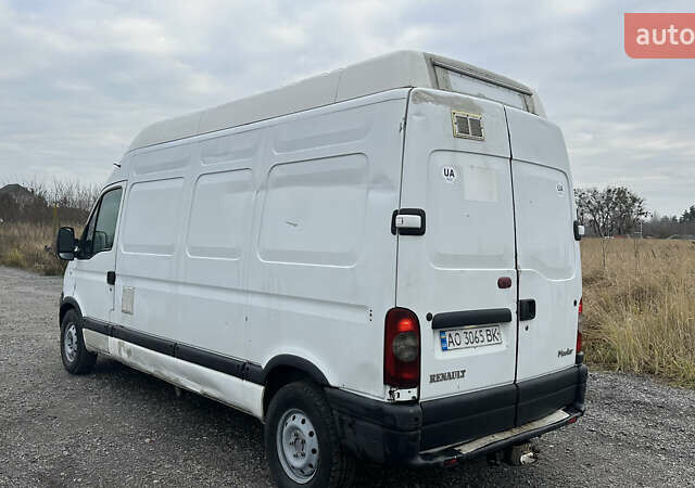 Білий Рено Мастєр, об'ємом двигуна 2.46 л та пробігом 600 тис. км за 5000 $, фото 6 на Automoto.ua