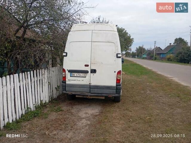 Белый Рено Мастер, объемом двигателя 2.46 л и пробегом 320 тыс. км за 4500 $, фото 4 на Automoto.ua