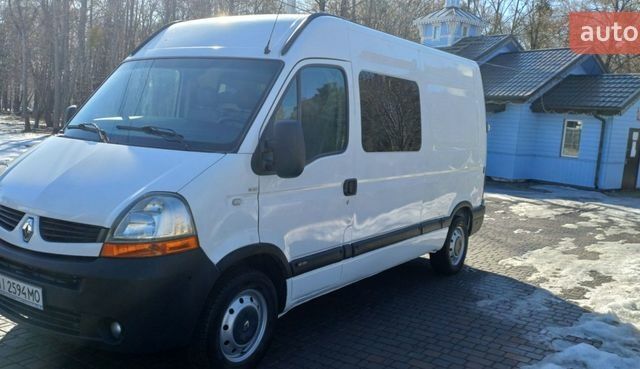 Белый Рено Мастер, объемом двигателя 2.46 л и пробегом 430 тыс. км за 7800 $, фото 1 на Automoto.ua