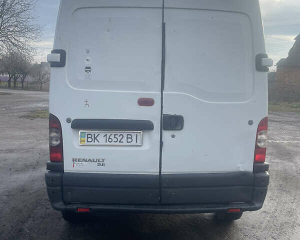 Белый Рено Мастер, объемом двигателя 2.46 л и пробегом 430 тыс. км за 6500 $, фото 3 на Automoto.ua