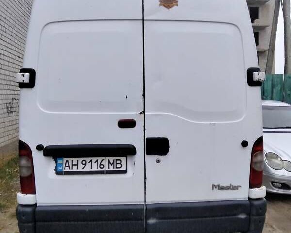 Білий Рено Мастєр, об'ємом двигуна 2.2 л та пробігом 516 тис. км за 7500 $, фото 6 на Automoto.ua