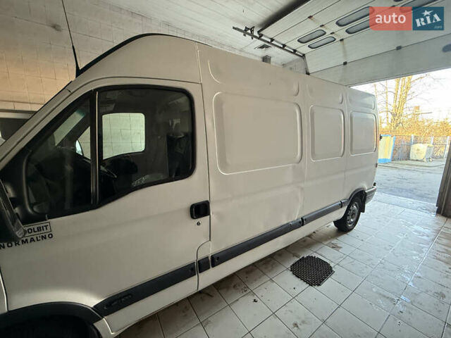 Білий Рено Мастєр, об'ємом двигуна 2.46 л та пробігом 403 тис. км за 6500 $, фото 1 на Automoto.ua