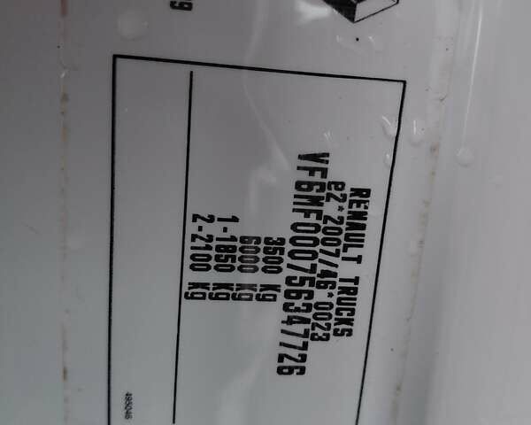 Белый Рено Мастер, объемом двигателя 2.3 л и пробегом 256 тыс. км за 12900 $, фото 13 на Automoto.ua