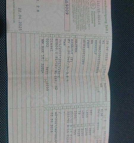 Белый Рено Мастер, объемом двигателя 2.3 л и пробегом 230 тыс. км за 18700 $, фото 1 на Automoto.ua