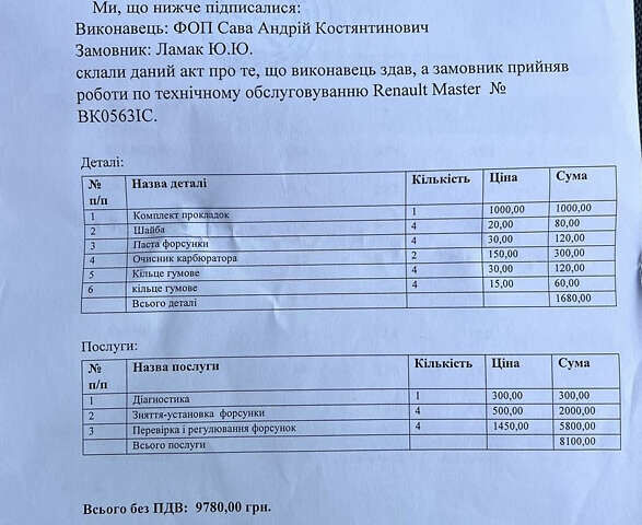 Белый Рено Мастер, объемом двигателя 2.3 л и пробегом 344 тыс. км за 17500 $, фото 50 на Automoto.ua