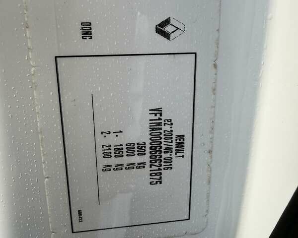 Білий Рено Мастєр, об'ємом двигуна 2.3 л та пробігом 205 тис. км за 20500 $, фото 26 на Automoto.ua