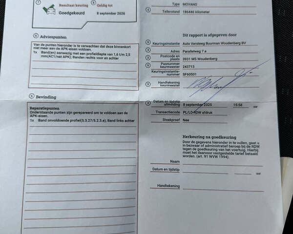 Белый Рено Мастер, объемом двигателя 2.3 л и пробегом 189 тыс. км за 28300 $, фото 43 на Automoto.ua