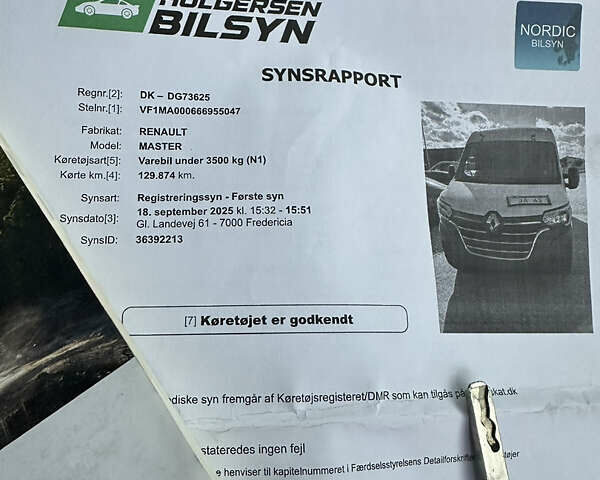 Белый Рено Мастер, объемом двигателя 2.3 л и пробегом 130 тыс. км за 23500 $, фото 22 на Automoto.ua