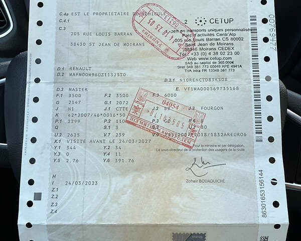 Белый Рено Мастер, объемом двигателя 0 л и пробегом 224 тыс. км за 22200 $, фото 63 на Automoto.ua