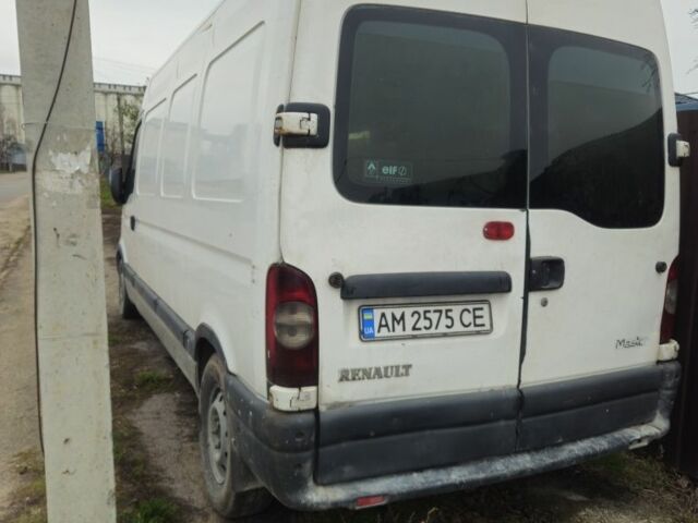 Белый Рено Мастер, объемом двигателя 2.5 л и пробегом 350 тыс. км за 2700 $, фото 2 на Automoto.ua