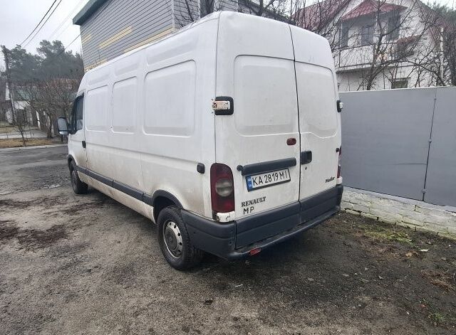 Белый Рено Мастер, объемом двигателя 2.5 л и пробегом 533 тыс. км за 4500 $, фото 2 на Automoto.ua