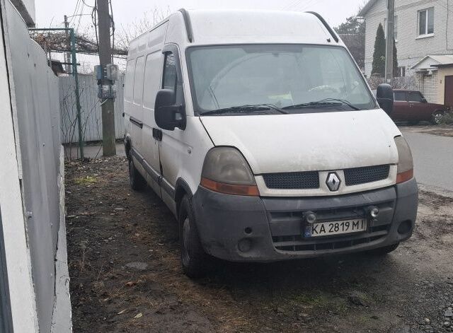 Белый Рено Мастер, объемом двигателя 2.5 л и пробегом 533 тыс. км за 4500 $, фото 1 на Automoto.ua