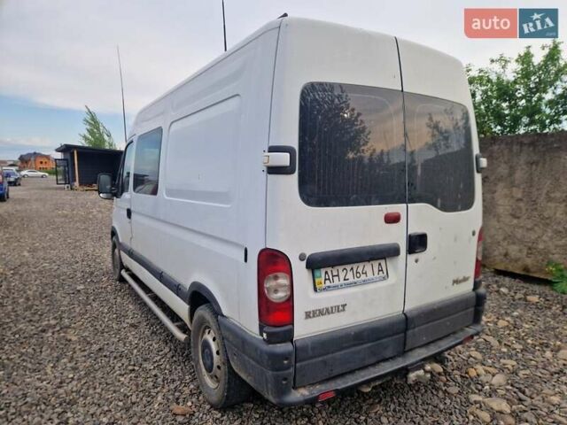 Белый Рено Мастер, объемом двигателя 2.5 л и пробегом 345 тыс. км за 5750 $, фото 2 на Automoto.ua