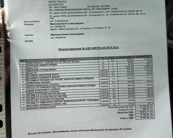 Белый Рено Мастер, объемом двигателя 2.3 л и пробегом 325 тыс. км за 13300 $, фото 7 на Automoto.ua