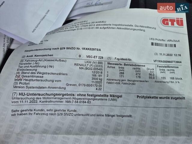 Білий Рено Мастєр, об'ємом двигуна 0 л та пробігом 237 тис. км за 15900 $, фото 31 на Automoto.ua