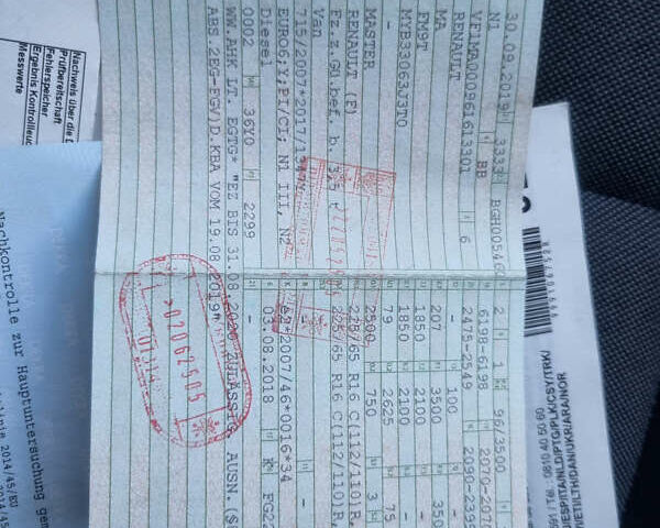 Белый Рено Мастер, объемом двигателя 2.3 л и пробегом 186 тыс. км за 18200 $, фото 53 на Automoto.ua