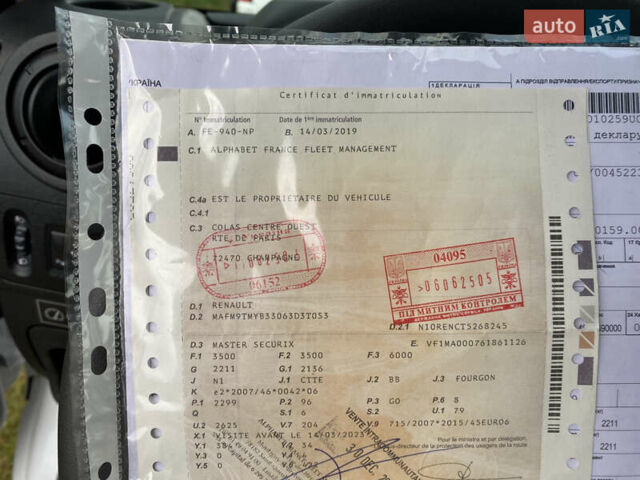 Білий Рено Мастєр, об'ємом двигуна 2.3 л та пробігом 160 тис. км за 20800 $, фото 37 на Automoto.ua