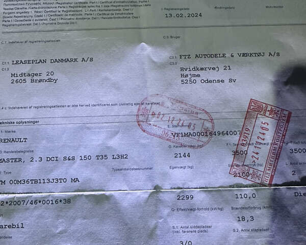 Белый Рено Мастер, объемом двигателя 2.3 л и пробегом 273 тыс. км за 20500 $, фото 37 на Automoto.ua