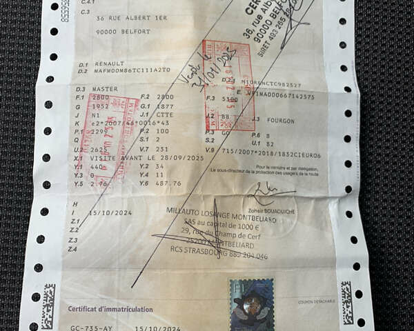 Белый Рено Мастер, объемом двигателя 2.3 л и пробегом 242 тыс. км за 16800 $, фото 54 на Automoto.ua