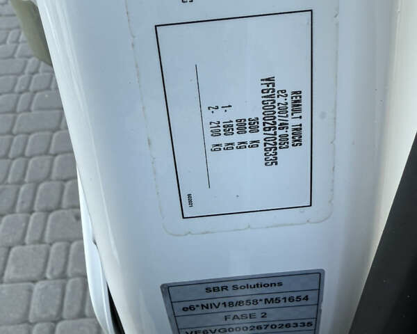 Білий Рено Мастєр, об'ємом двигуна 0 л та пробігом 152 тис. км за 26300 $, фото 80 на Automoto.ua