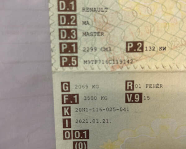 Белый Рено Мастер, объемом двигателя 0 л и пробегом 196 тыс. км за 18300 $, фото 36 на Automoto.ua