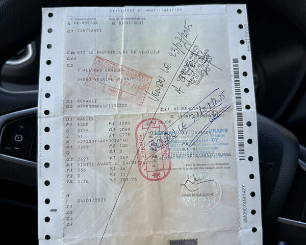 Білий Рено Мастєр, об'ємом двигуна 2.3 л та пробігом 177 тис. км за 20500 $, фото 68 на Automoto.ua