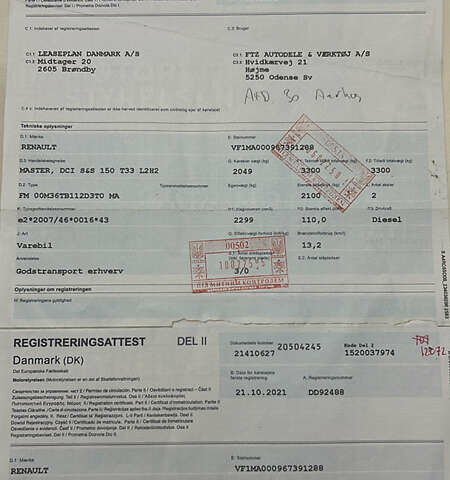 Білий Рено Мастєр, об'ємом двигуна 2.3 л та пробігом 239 тис. км за 19555 $, фото 59 на Automoto.ua