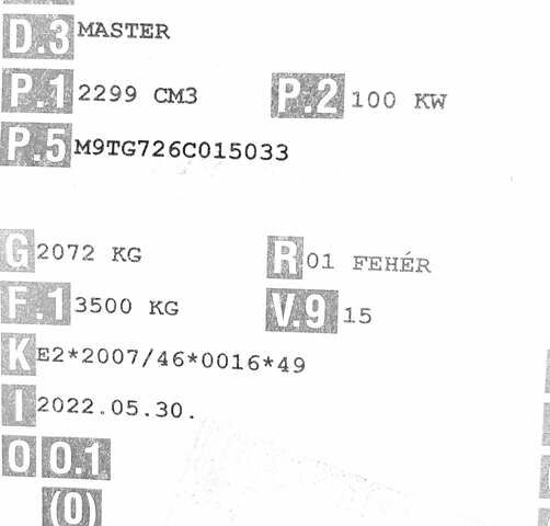 Білий Рено Мастєр, об'ємом двигуна 2.3 л та пробігом 98 тис. км за 19450 $, фото 56 на Automoto.ua
