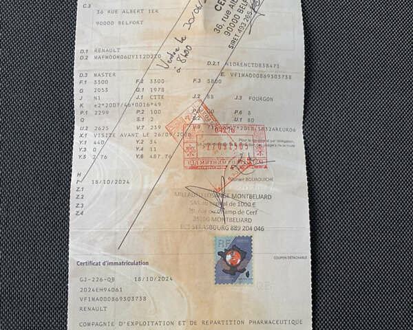 Рено Мастєр 2022 у Дубно на Automoto.ua Білий Рено Мастєр, об'ємом двигуна 2.3 л та пробігом 245 тис. км за 20000 $, фото 53 на Automoto.ua