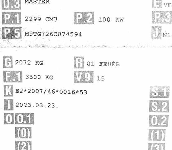Белый Рено Мастер, объемом двигателя 2.3 л и пробегом 107 тыс. км за 21650 $, фото 35 на Automoto.ua