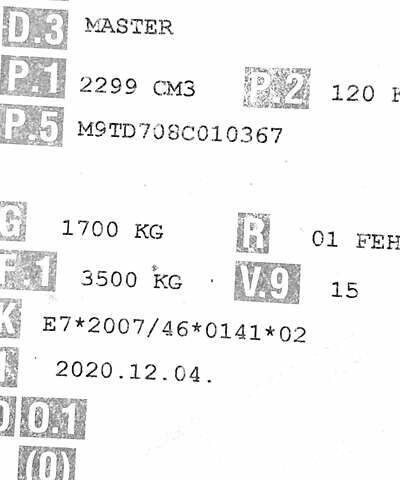 Білий Рено Мастєр, об'ємом двигуна 2.3 л та пробігом 157 тис. км за 17700 $, фото 29 на Automoto.ua