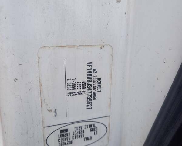 Білий Рено Мастєр, об'ємом двигуна 2.3 л та пробігом 375 тис. км за 13000 $, фото 5 на Automoto.ua