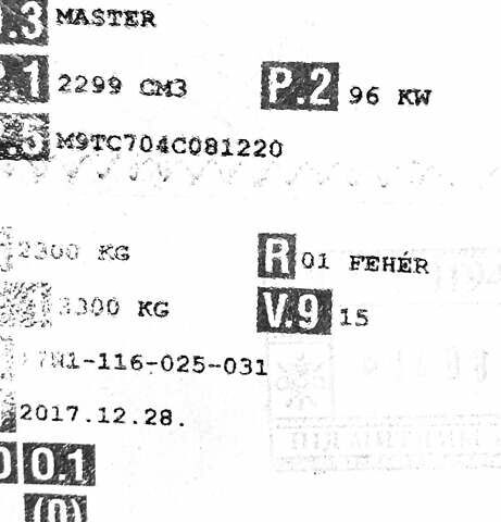 Белый Рено Мастер, объемом двигателя 2.3 л и пробегом 186 тыс. км за 17350 $, фото 48 на Automoto.ua