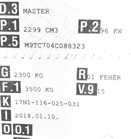 Белый Рено Мастер, объемом двигателя 2.3 л и пробегом 215 тыс. км за 17890 $, фото 39 на Automoto.ua