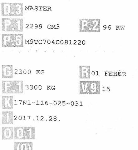 Белый Рено Мастер, объемом двигателя 2.3 л и пробегом 187 тыс. км за 17350 $, фото 47 на Automoto.ua