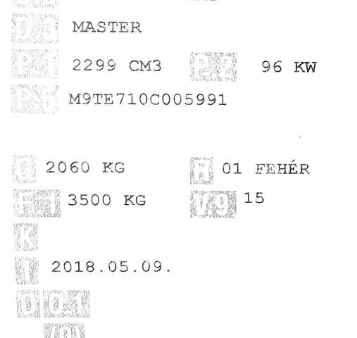 Белый Рено Мастер, объемом двигателя 2.3 л и пробегом 170 тыс. км за 18350 $, фото 46 на Automoto.ua