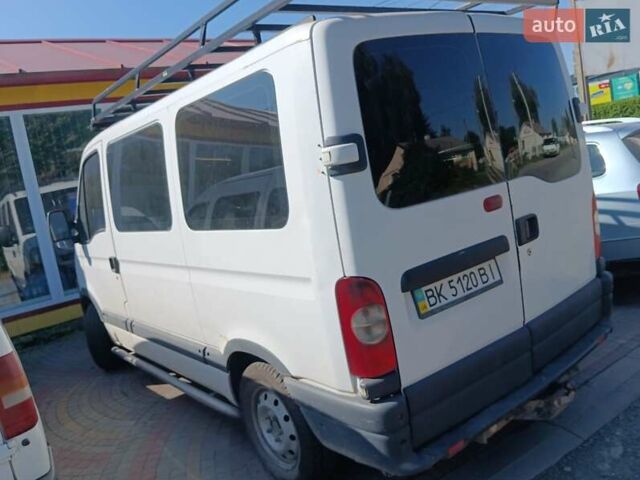 Белый Рено Мастер, объемом двигателя 2.5 л и пробегом 5 тыс. км за 7000 $, фото 1 на Automoto.ua