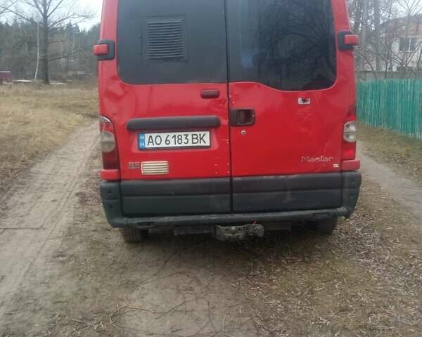 Красный Рено Мастер, объемом двигателя 2.5 л и пробегом 300 тыс. км за 2500 $, фото 3 на Automoto.ua