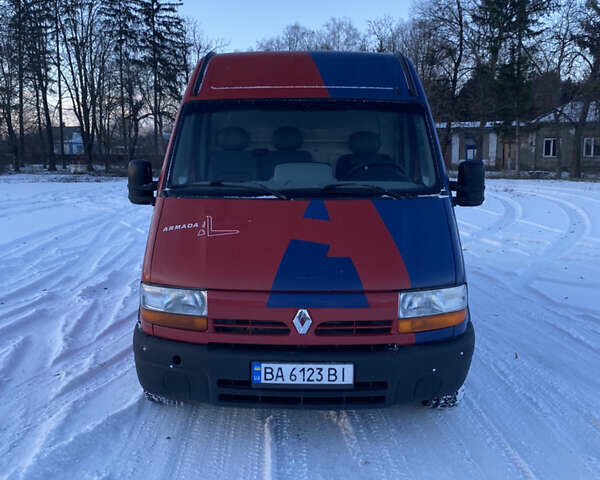 Червоний Рено Мастєр, об'ємом двигуна 2.5 л та пробігом 350 тис. км за 3700 $, фото 1 на Automoto.ua