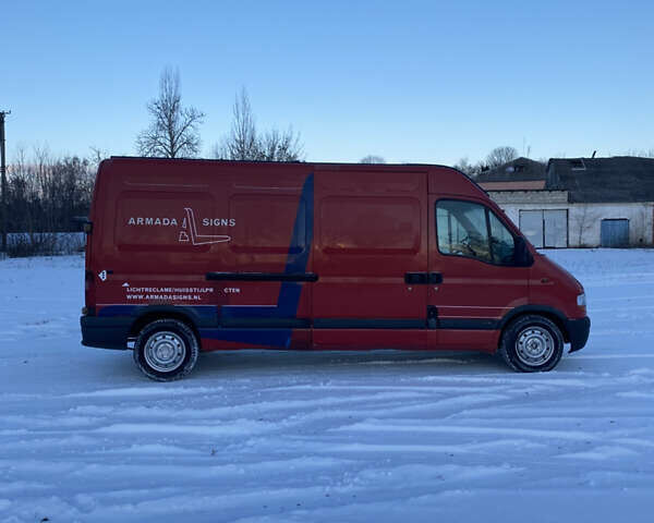 Червоний Рено Мастєр, об'ємом двигуна 2.5 л та пробігом 350 тис. км за 3700 $, фото 7 на Automoto.ua