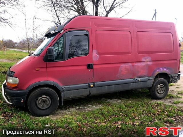 Красный Рено Мастер, объемом двигателя 2.8 л и пробегом 300 тыс. км за 3200 $, фото 3 на Automoto.ua