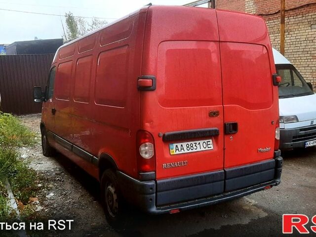 Червоний Рено Мастєр, об'ємом двигуна 3 л та пробігом 262 тис. км за 7200 $, фото 1 на Automoto.ua